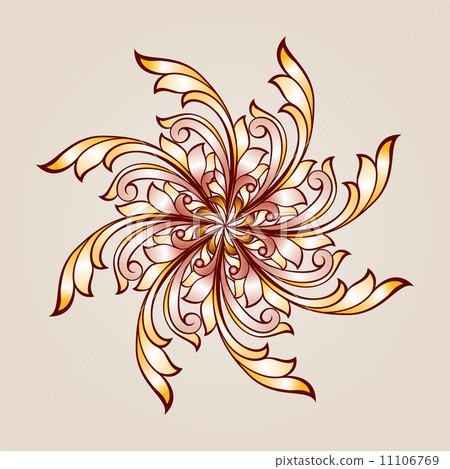 Flower pattern henna 11106769