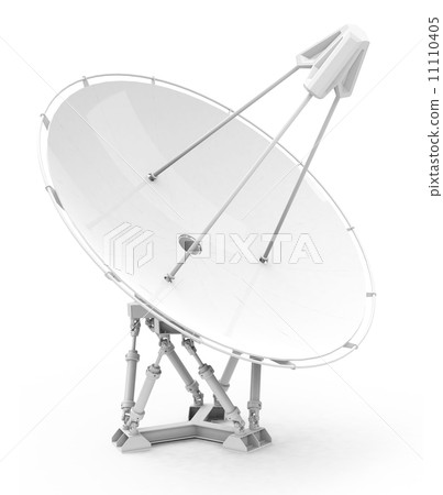 the white satellite telescope 11110405