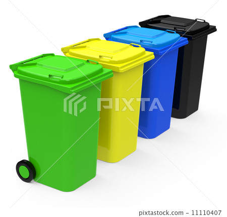 the garbage cans 11110407