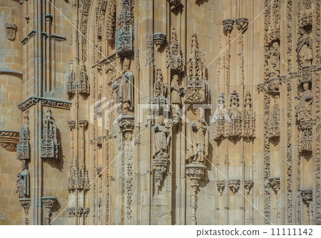 Architectural details of New cathedral in Salamanca, Spain Architectural details of New cathedral in Salamanca, Spain 11111142