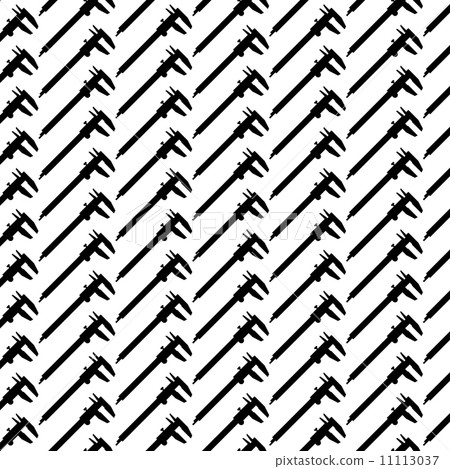 Seamless pattern background of vernier slide callipers 11113037