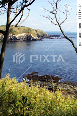 Miura半島Jogashima Akabane海岸的風景 11113058
