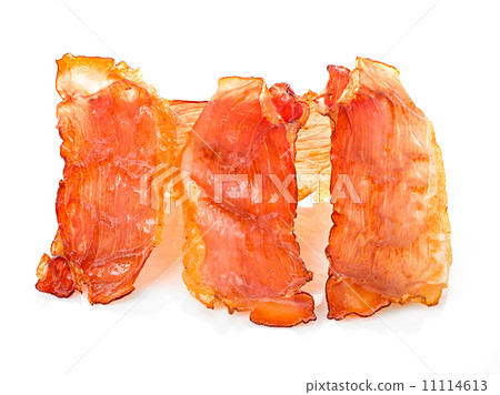 bacon on white background 11114613