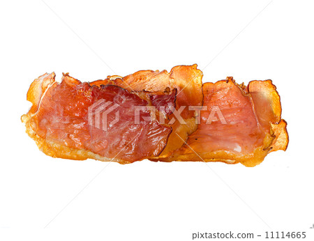 bacon on white background 11114665
