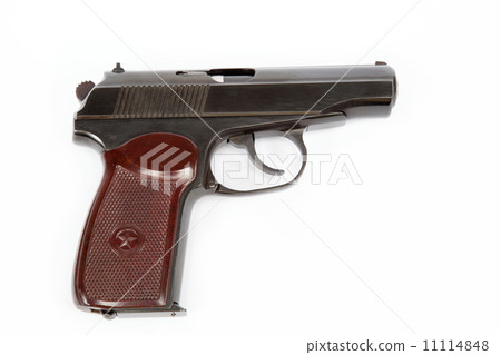 makarov system pistol isolated on white background makarov system pistol isolated on white background 11114848