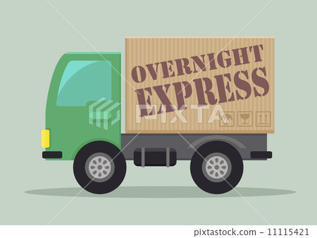 delivery truck overnight express 11115421