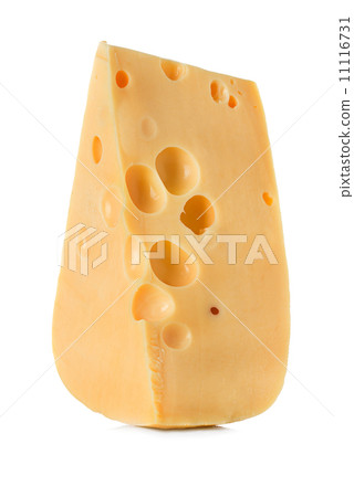 cheese close up on white background 11116731