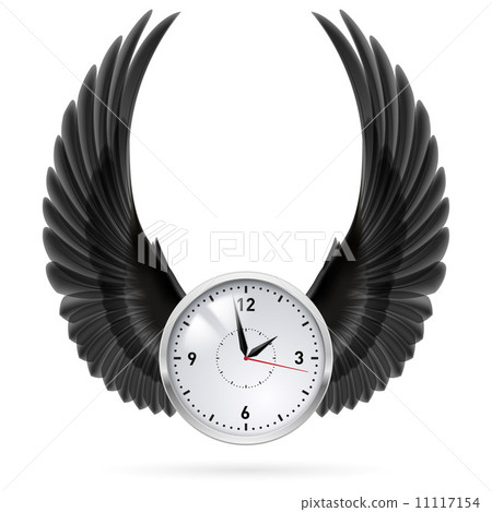 Black wings. Clock. Black wings. Clock. 11117154