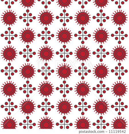Red abstract seamless vector pattern Red abstract seamless vector pattern 11119542