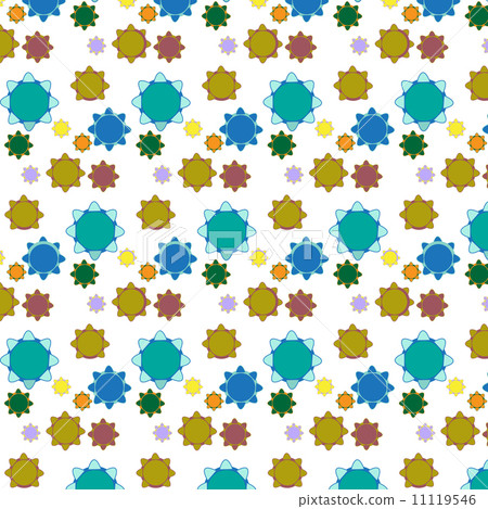 Vector seamless geometric tiles pattern background Vector seamless geometric tiles pattern background 11119546