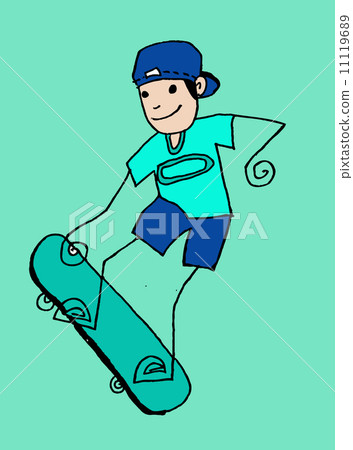 Cute cartoon people man and woman in Jaidee Family Style 11119689