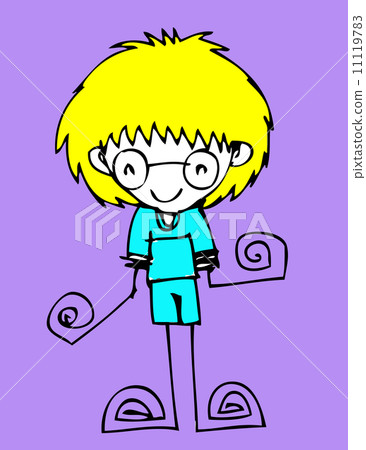 Cute cartoon people man and woman in Jaidee Family Style Cute cartoon people man and woman in Jaidee Family Style 11119783