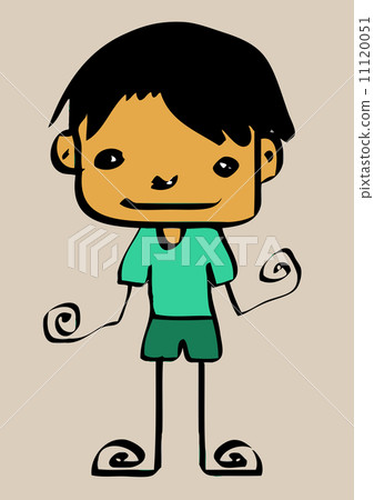 Cute cartoon people man and woman in Jaidee Family Style Cute cartoon people man and woman in Jaidee Family Style 11120051