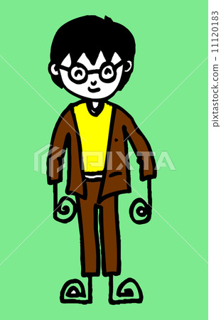 Cute cartoon people man and woman in Jaidee Family Style Cute cartoon people man and woman in Jaidee Family Style 11120183