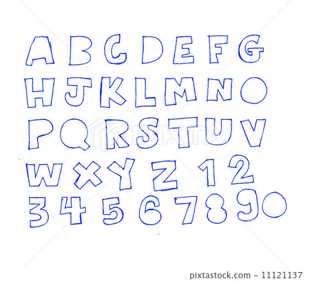 Font Sketch Hand drawing letters 11121137
