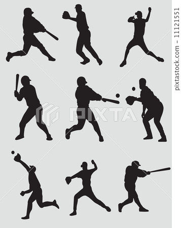 baseball player Pictograms people Man Icon Sign Symbol 11121551
