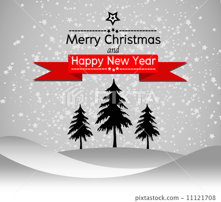 Merry Christmas And Happy New Year card Merry Christmas And Happy New Year card 11121708
