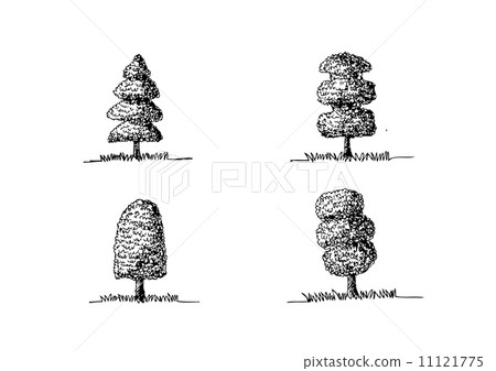 Set of trees with leaves 11121775