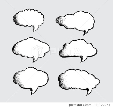 Speech Bubble Sketch hand drawn bubble speech 11122264