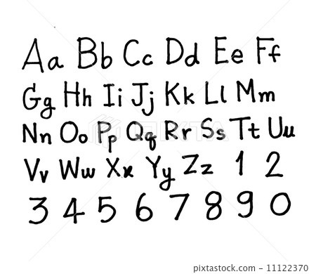 Font Sketch Hand drawing letters Font Sketch Hand drawing letters 11122370