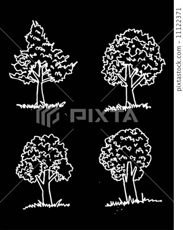 Set of trees with leaves 11122371