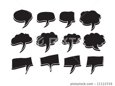 Speech Bubble Sketch hand drawn bubble speech 11122558
