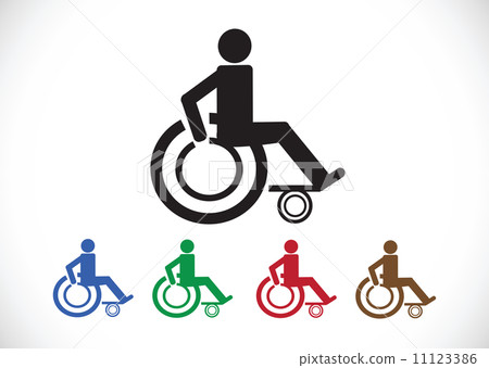 Wheelchair Handicap Icon design 11123386