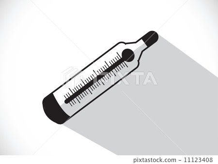 Medical thermometer web icon 11123408
