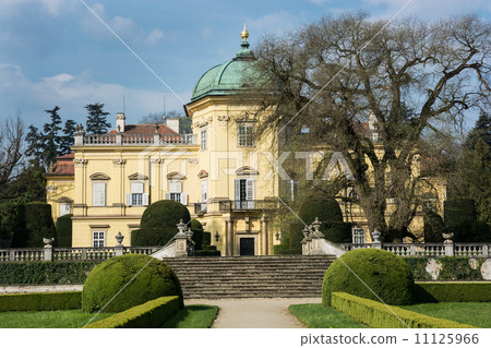Buchlovice castle with park in Czech republic 11125966