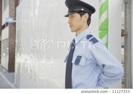 Stock Photo: security guard, guard man, policing