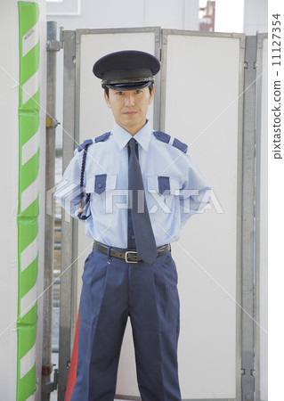 Stock Photo: security guard, guard man, policing