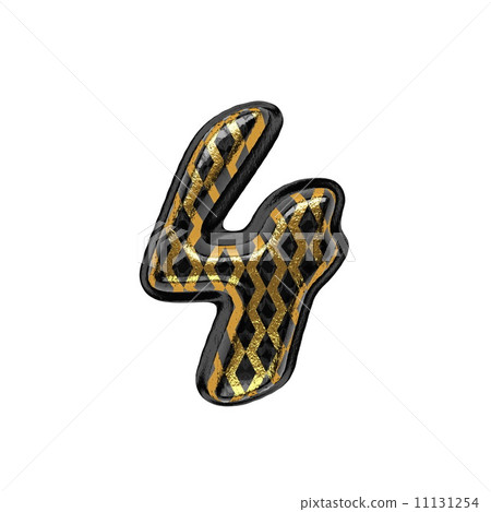 golden and black letter 11131254