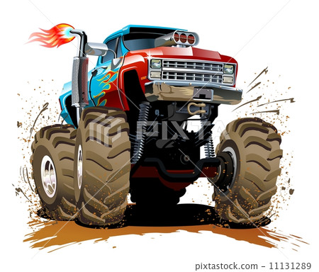 Cartoon Monster Truck Cartoon Monster Truck 11131289