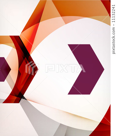 Arrow Geometric Shape Abstract Business Background 11132241