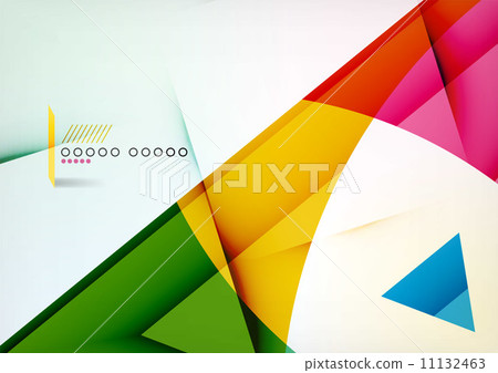 Arrow Geometric Shape Abstract Business Background 11132463
