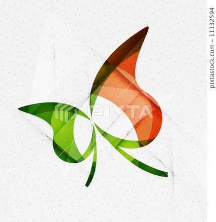 Green eco unusual background concept 11132594