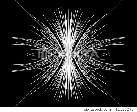 Bunch of Curved white traces or trails Bunch of Curved white traces or trails 11133276