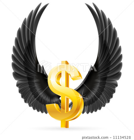 Flying dollar 11134528