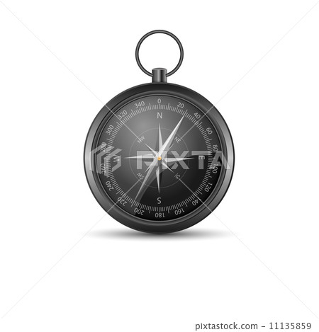 compass isolated on a white background. compass isolated on a white background. 11135859