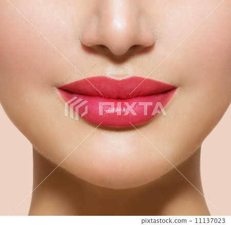 Beautiful Perfect Lips. Sexy Mouth Closeup Beautiful Perfect Lips. Sexy Mouth Closeup 11137023