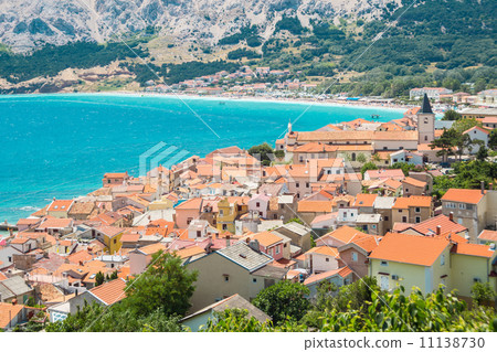 Baska, Krk, Croatia, Europe. Baska, Krk, Croatia, Europe. 11138730