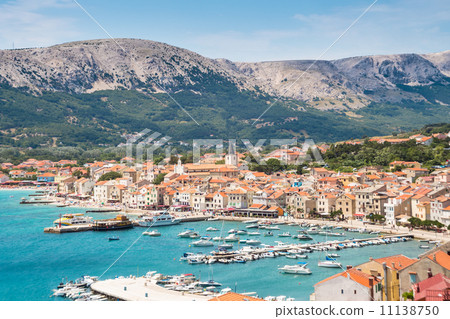 Baska, Krk, Croatia, Europe. Baska, Krk, Croatia, Europe. 11138750