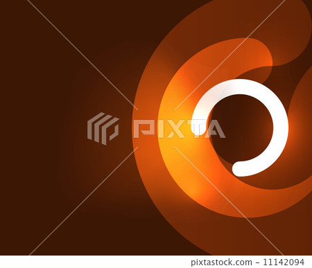 Abstract glowing lines - Stock Illustration [11142094] - PIXTA