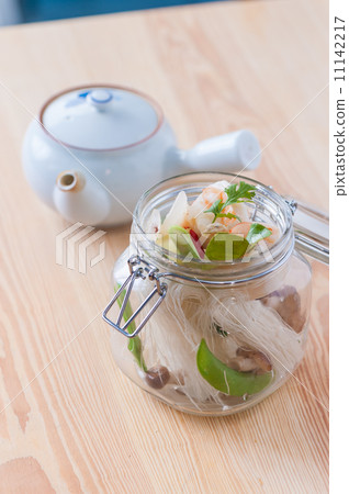 Dried spicy prawn soup Dried spicy prawn soup 11142217