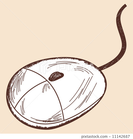 Computer mouse sketch 11142687