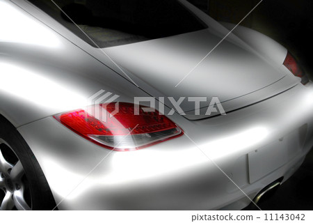 Cayman rear [silver finish / left side] 11143042