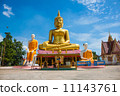 landmark of thai buddha statue in thai temple 11143761