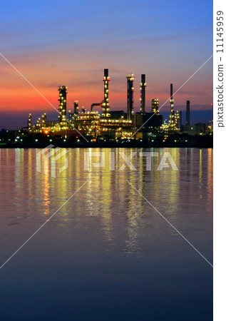 Sunrise scene of Oil refinery Sunrise scene of Oil refinery 11145959