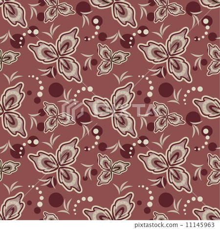 Seamless flowers pattern.  11145963