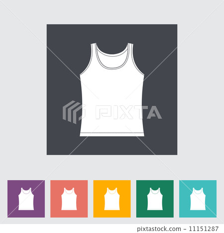Singlet single flat icon. Singlet single flat icon. 11151287